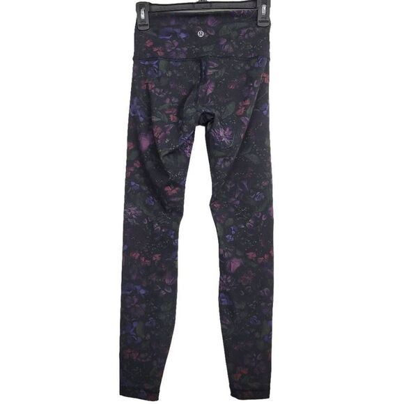 Lululemon Wunder Under Mid-Rise Tight Sz 4 Full-On Luxtreme Frozen Flourish - Picture 4 of 10